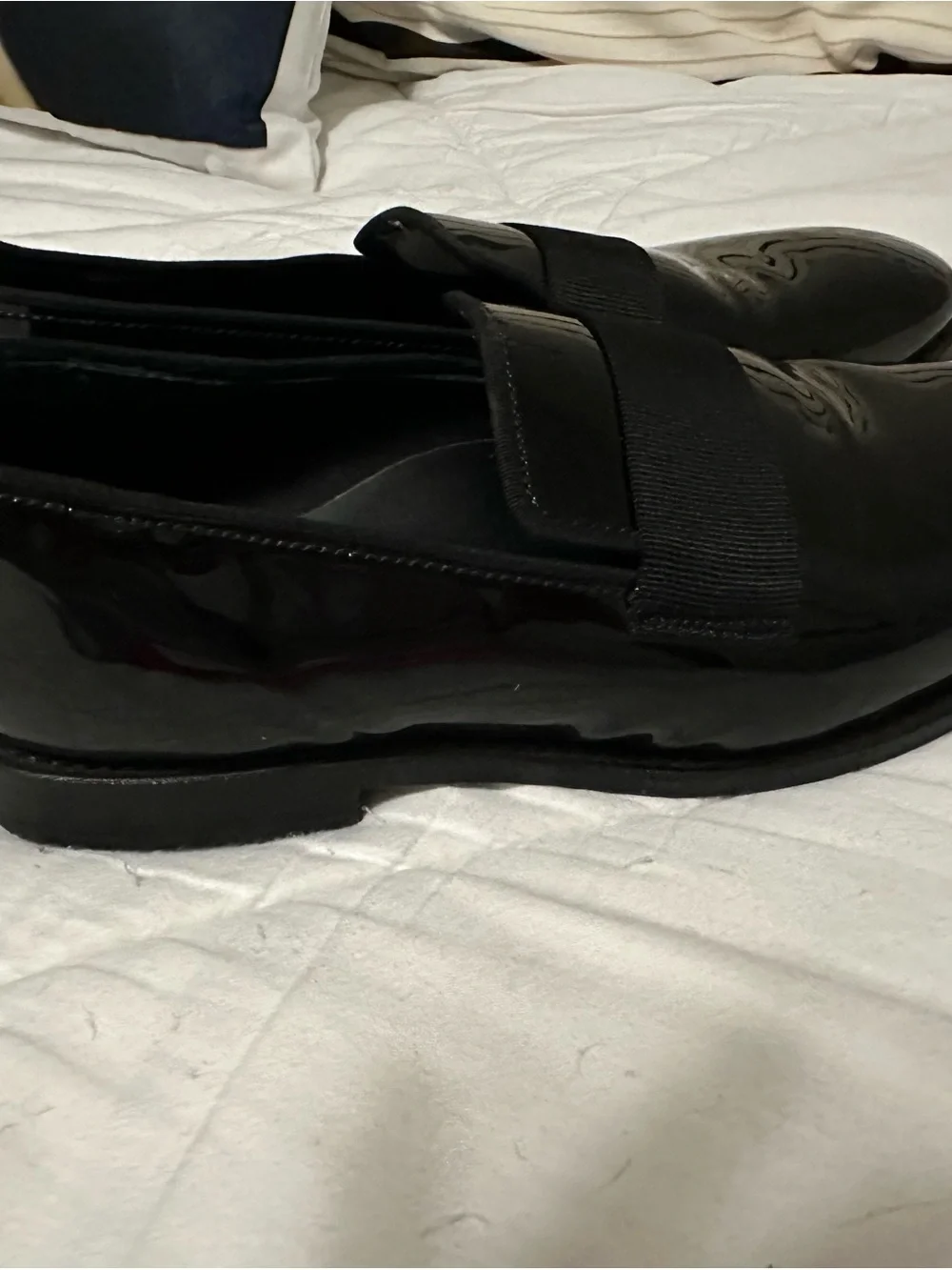 Allen Edmonds Men's James Patent Leather Slip On Tuxedo Shoes ~ 10D